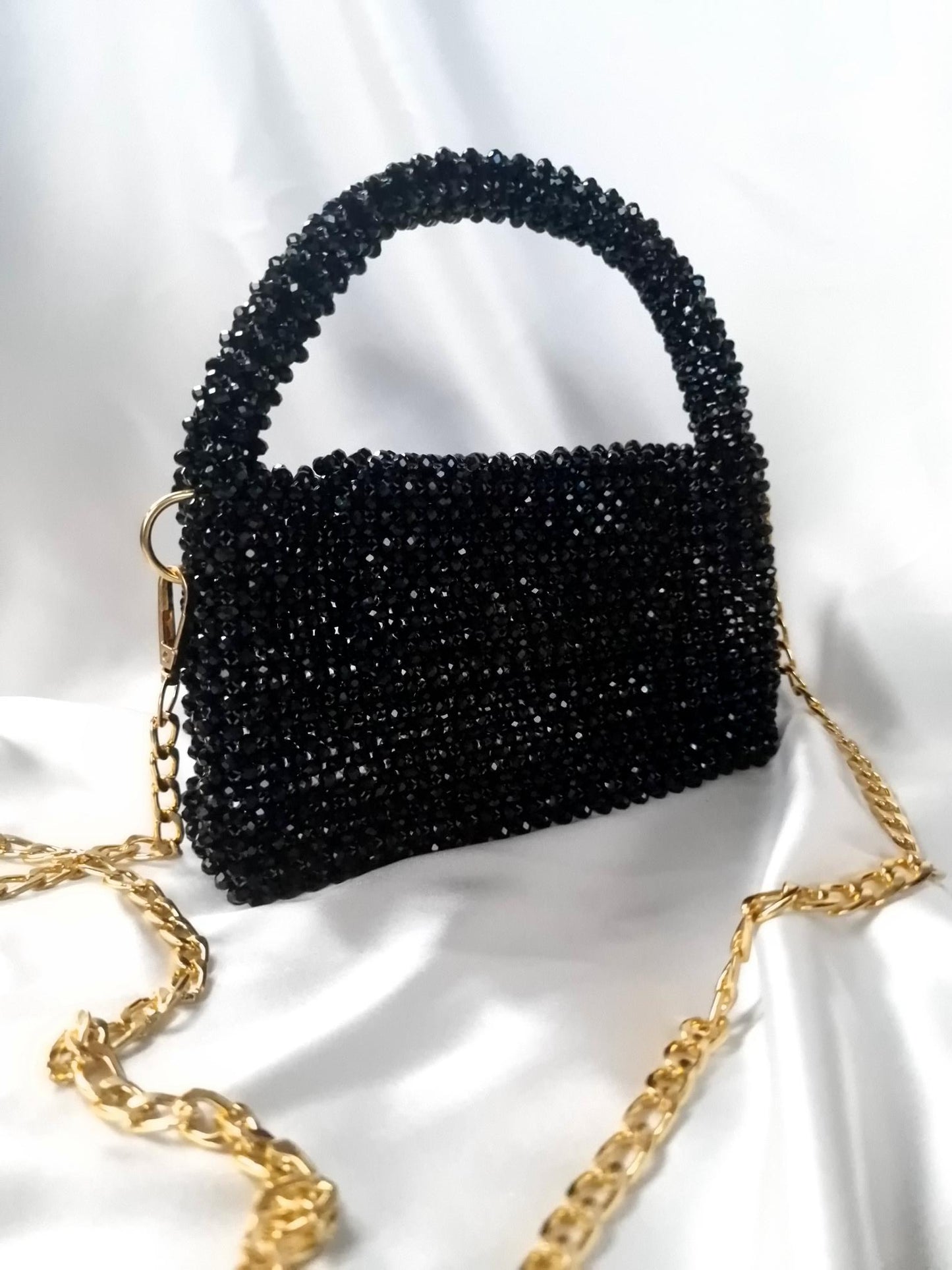 Bolso beads negro
