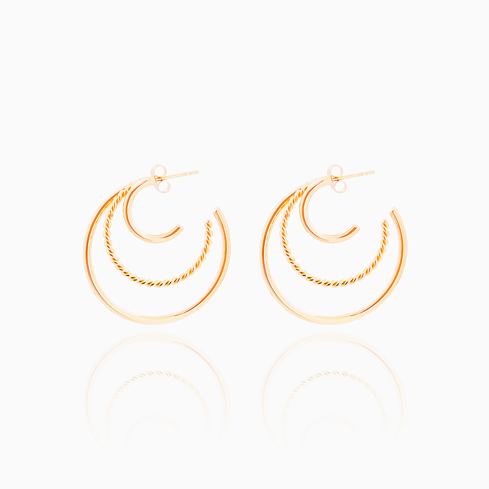 Pendientes Cira Gold