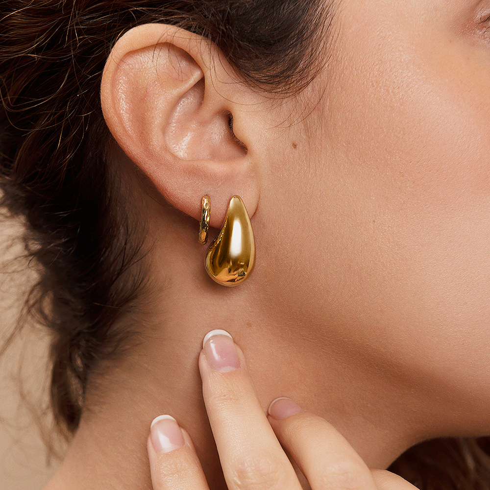 Pendientes Drop Midi Gold