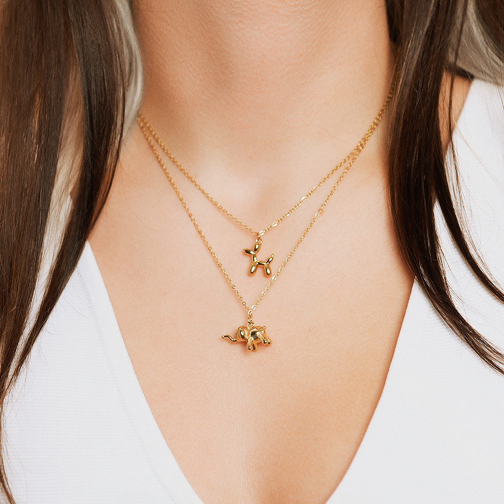 Collar Perrito Globo Gold