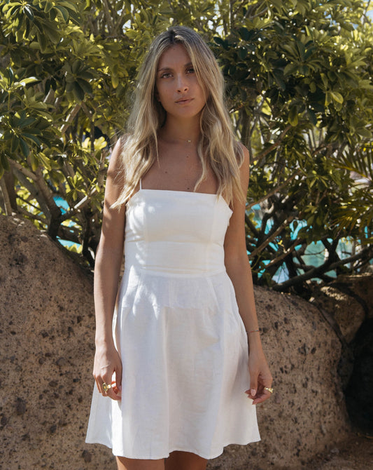Lisa white vestido