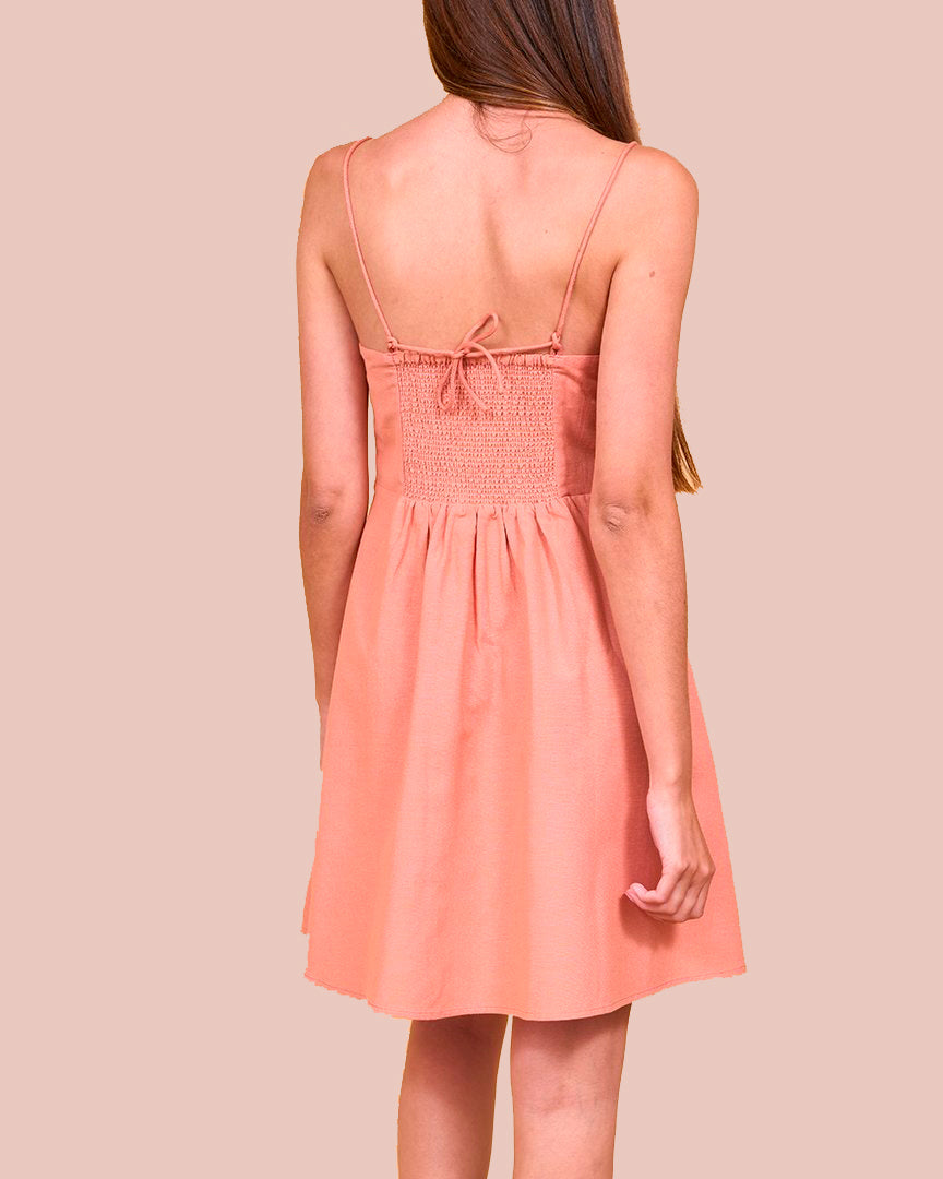 Lisa pink vestido